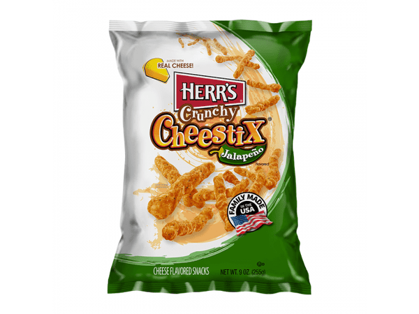 Herr's Crunchy Cheestix Jalapeno 227g
