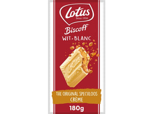 Lotus Biscoff Spread Filled White Chocolate 180g