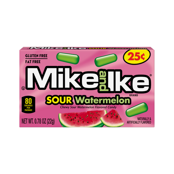 Mike and Ike Sour Watermelon 22g