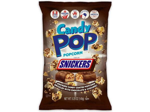 Candy Pop Popcorn Snickers 149g - Grand Candy