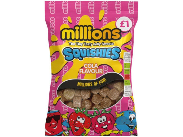 Millions Squishies Cola 120g - Grand Candy