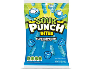 Sour Punch Bites Blue Raspberry 142g - Grand Candy