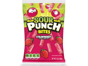 Sour Punch Bites Strawberry 142g - Grand Candy