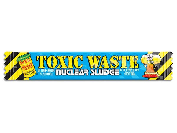 Toxic Waste Nuclear Sludge Chew Bar Blue Raspberry 20g - Grand Candy