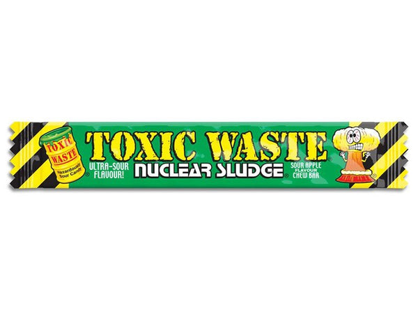 Toxic Waste Nuclear Sludge Chew Bar Sour Apple 20g - Grand Candy