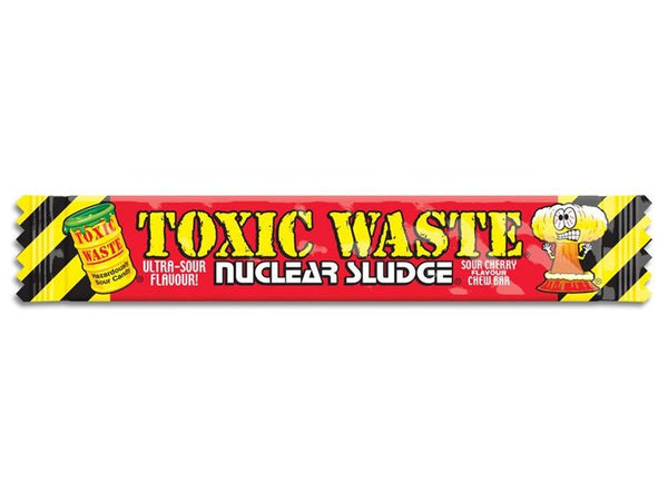 Toxic Waste Nuclear Sludge Chew Bar Sour Cherry 20g - Grand Candy
